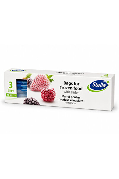 Stella Set 2 x Pungi Congelator cu Fermoar 3 L, 10 pcs