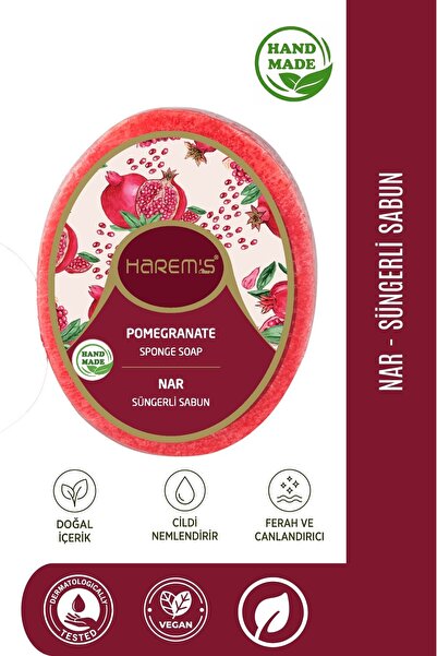 HAREM'S Harems Pomegranate Sponge Soap 120 g