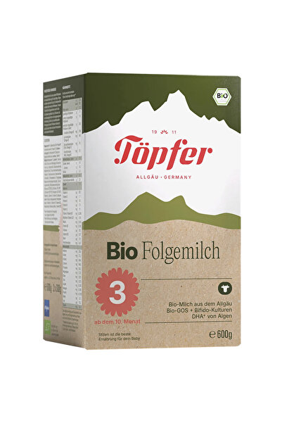 Töpfer Lapte praf Topfer 3 Bio de la 10 luni 600 g