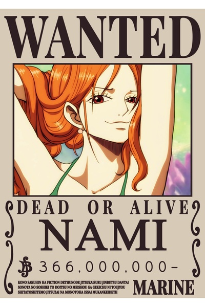 OEM Αφίσα One Piece Νάμι, Συλλεκτικό Σχέδιο Άνιμε, Χαρτόνι Υψηλής Ποιότητας 2...