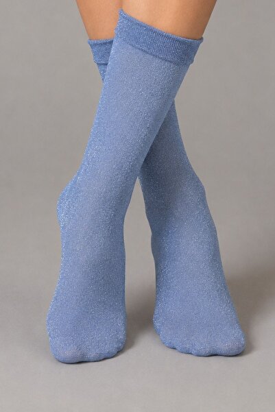 NEEWSTORE Blue Sparkling Socks