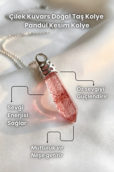 Elifsu Jewelry أحجار الأميثيست، الأفنتورين، الأوباليت، الكوارتز الفراولة، قلا...