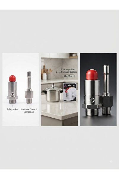 Generic Brand Pressure Cooker Safety Valve & Pressure Regulator Spare Parts S...