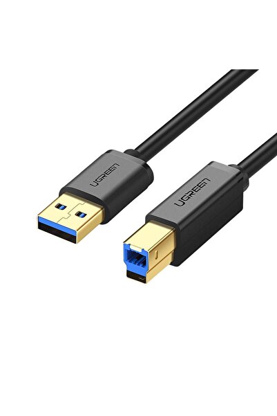 Ugreen US210 Καλώδιο εκτυπωτή USB 3.0 σε USB-B, 1μ, Μαύρο