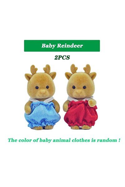 Choice1 KK14 Simulation Forest Animal Baby Toys Rabbit Family Dolls Dollhouse...