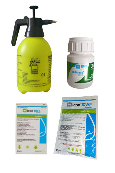 ENTOSAV Böğü Deve Örümceği Sarıkız Böceği İlaçlama Seti/Deltamix 50ml Icon 25...
