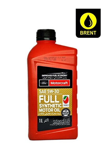 MOTORCRAFT زيت محرك فورد الأصلي 5W-30 اصطناعي بالكامل 1 لتر لسيارات فورد ولين...