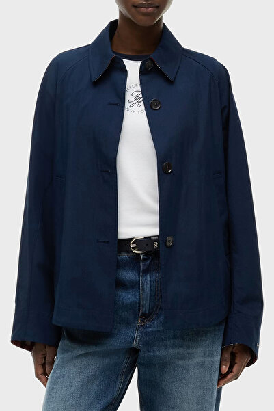 Tommy Hilfiger Logolu Su İtici Regular Fit Ceket Kadın MONT WW0WW49844 C1G
