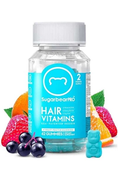 Sugarbear SUGAR BEAR PRO HAIR VITAMINS 62 GUMMIES