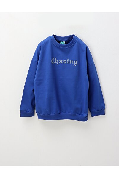 MiniKids Bluza Chasing, albastru inchis