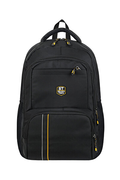 SEVENTEEN 4904 Water Repellent Fabric 15.6" Travel and School Backpack with L...