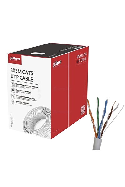 DAHUA Καλώδιο CAT6 Χαλκού UTP PFM923I-6UN-C, 305 μ.