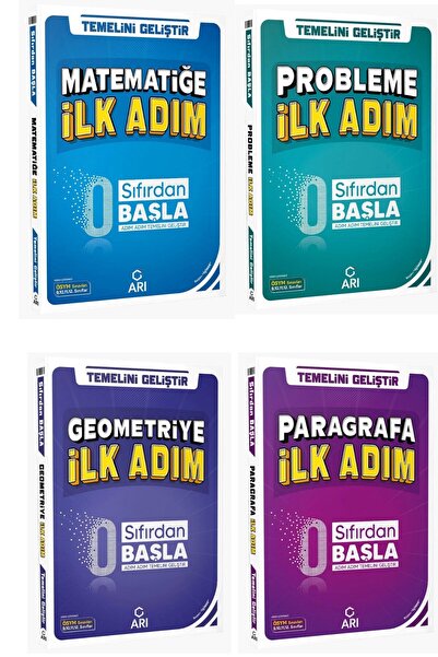 Arı Yayıncılık Şenol Hoca - İlk Adım Kitap Seti - 4 Kitap (TYT-AYT-KPSS-DGS İ...