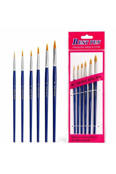JML Pensule pentru pictură, set de 6, dimensiuni diferite