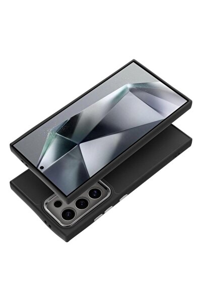 OEM Σατέν Θήκη με Πλαίσιο Κάμερας Μαύρο (Samsung Galaxy S25)