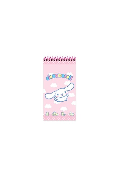 KESKİN COLOR Cinnamoroll 10X19 Spiral Cardboard Cover Lined Notebook - Pink