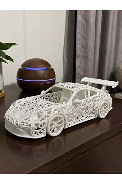 MORROW WORKS Zarif Detaylı 3D Tasarım Filigran Spor Araba Maketi