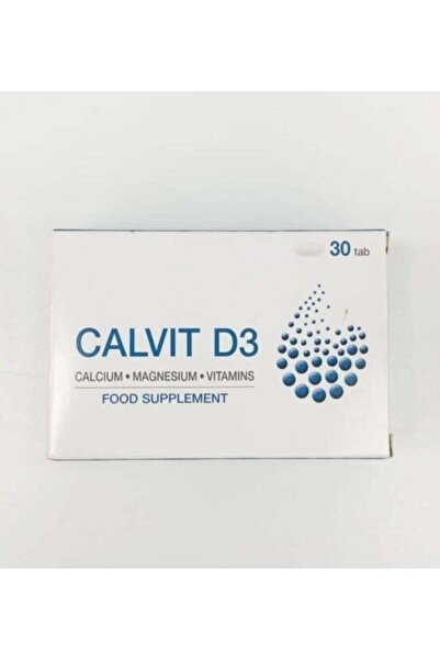 gen CALVIT D3 Food Supplement with Calcium, Magnesium, Vitamins, 30 Tablets