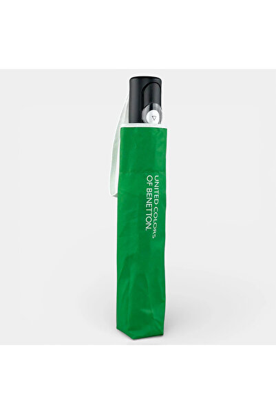 Benetton Ομπρέλα Βροχής Mini AC αυτόματη σπαστή Πράσινο 56604