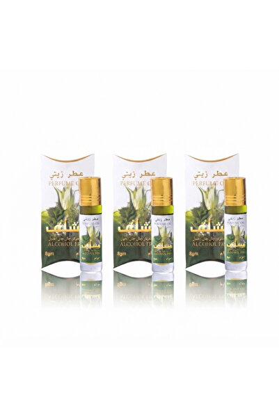 Banafa عطر "مشلف" الزيتي المركز - 8 جرام (مجموعة مكونة من 3 قطع)