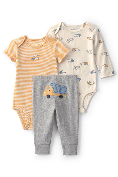 Carter's Baby Boy Set of 3 Newborn-24 Months Multi-Colored