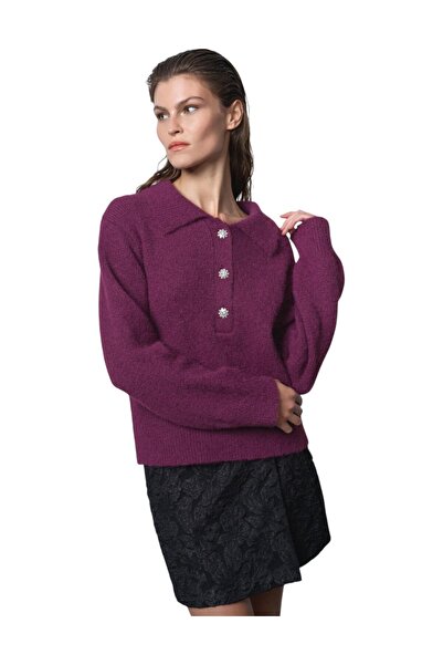 French Connection Women Colleen Polo Collar Jumper