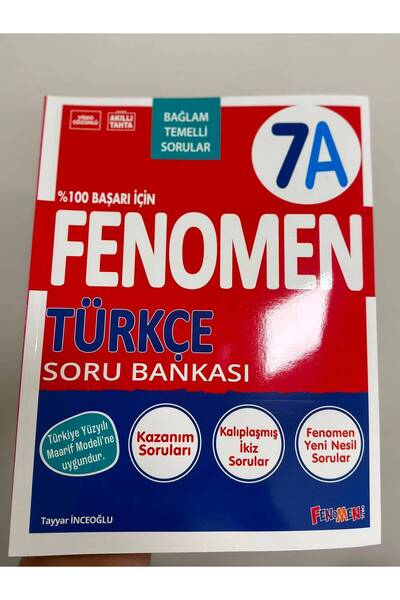 Fenomen Yayıncılık ***YENİ ÜRÜN-GÜNCEL MÜFREDAT*** FENOMEN 7 TÜRKÇE (A) SORU ...