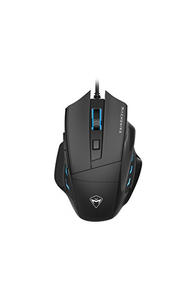 Machenike Mouse de gaming cu fir M3, 6 butoane, 3200 DPI, RGB, USB, Negru