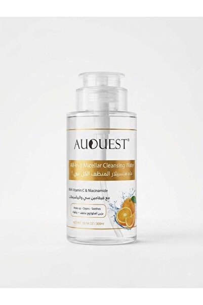 Auquest Micellar Cleansing Water All-in-1 with Vitamin C and Niacinamide Face...