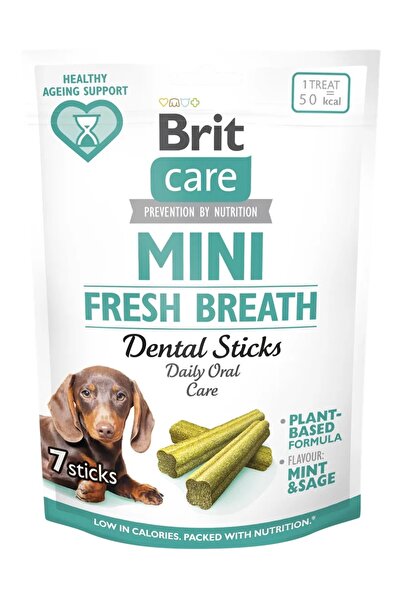 Brit Care Mini Irk Köpekler için Günlük Ağız Bakımı ve Ferah Nefesi Destekley...