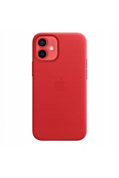 Apple HUSĂ NOUĂ DIN PIELE MHK73ZM/A pentru iPhone 12 Mini, Culoare Stacojiu