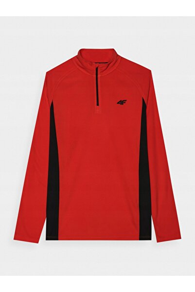 4F Hanorac din fleece pentru bărbați M045 roșu L