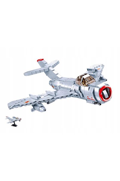 Sluban Avion militar de luptă MIG 15, Blocuri de construcție, 583 piese, Arma...