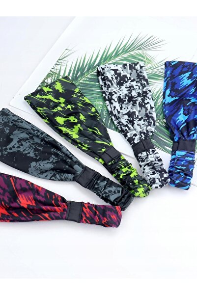 NO BRAND BANDANE SPORTIVE ELASTICE PENTRU CAP, 6 BUCĂȚI