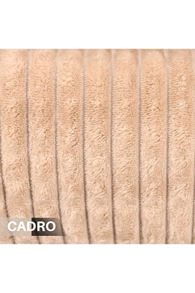 NO BRAND Pătură 160x200 bej din microfibră, pufoasă, moale, călduroasă, în re...