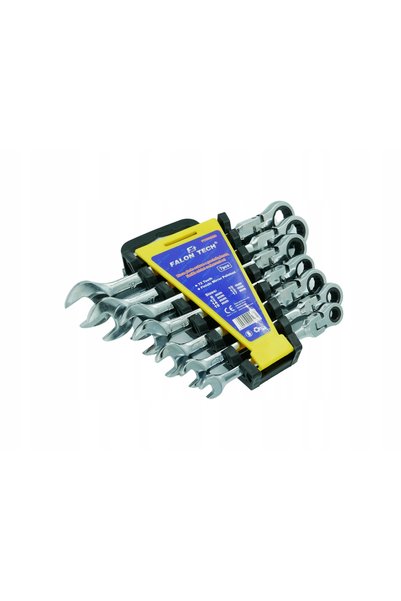 Falon Tech CHEI CU CĂTUȘE PLATE, SECTIUNALE, 8-19 MM, 7 ELEMENTE