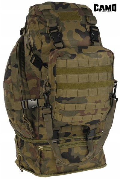 NO BRAND Rucsac tactic militar de 60L, camuflaj, de sarcină grea, pentru drum...