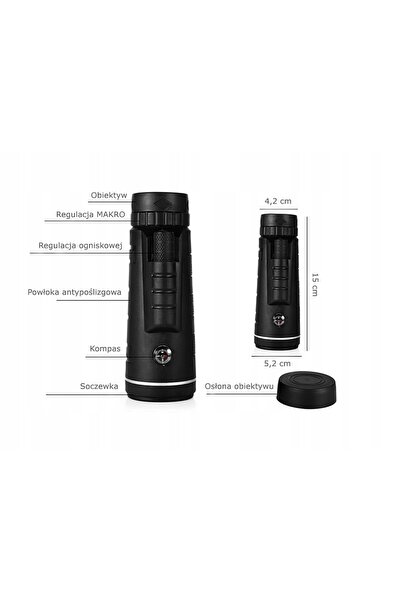 Aptel MONOCULAR, LUNETĂ PENTRU BINOCLU MILITAR, FOTO 40X60