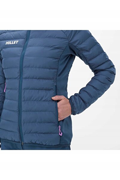 Millet Jachetă matlasată de damă Fitz Roy Warm Hoodie, din denim închis, mări...