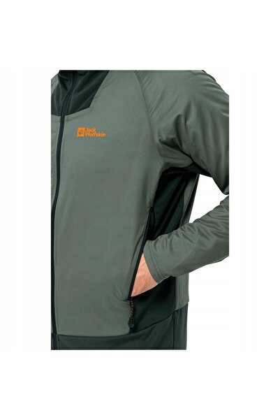 Jack Wolfskin Jachetă de ploaie pentru bărbați Alpspitze Ins Hybrid Hedge L