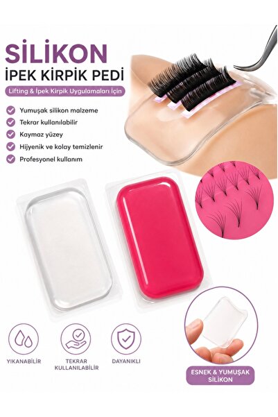 Genel Markalar Silikon İpek Kirpik Çalışma Pedi – Alın Üzeri Kirpik Düzenleme...