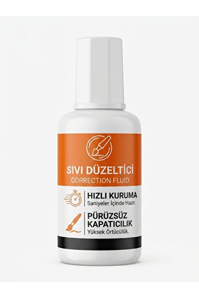 Palet Sanat Sıvı Yazı Düzeltici Silici Daksil BFX