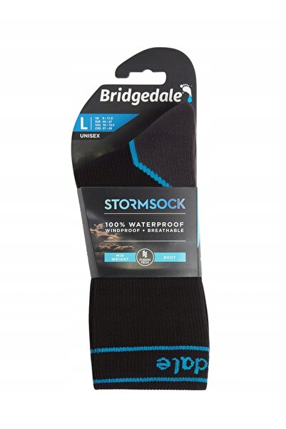 NO BRAND Șosete impermeabile Bridgedale StormSock Mid Boot - negru/albastru 48