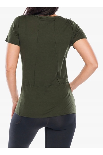 Salewa Tricou termic de damă Agner AM - verde măsliniu închis 36 (S)