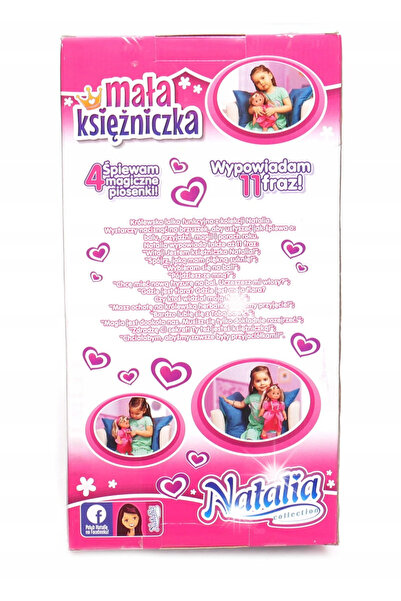 NO BRAND Păpușă Natalia Prințesă de 39cm, 4 cântece, 11 fraze