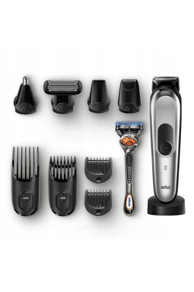 Braun OUTLET Multigroom MGK7920TS Aparat de tuns multifuncțional umed și uscat