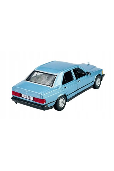 BBURAGO MERCEDES-BENZ 190E 2.6 W201 ALBASTRU 1:25 BABY BENZ NOU METAL