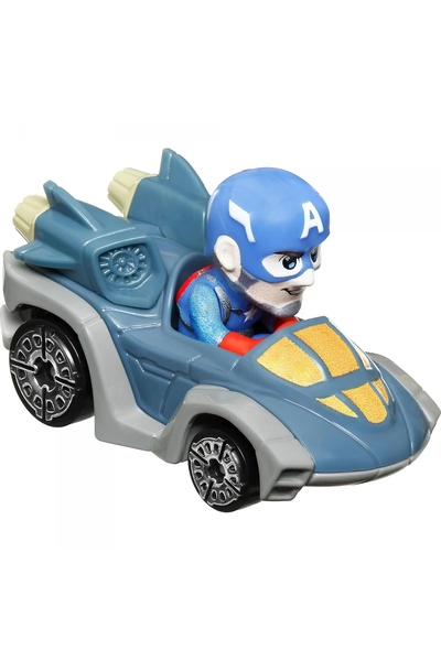 HOT WHEELS RACER VERSE CAPTAIN AMERICA HKC09 MODEL NOU MAȘINĂ METALICĂ