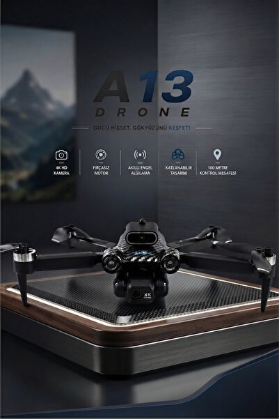 VANCKEY Drone 4K HD Kameralı Fırçasız Motor Akıllı Engel Sensörlü Katlanabili...