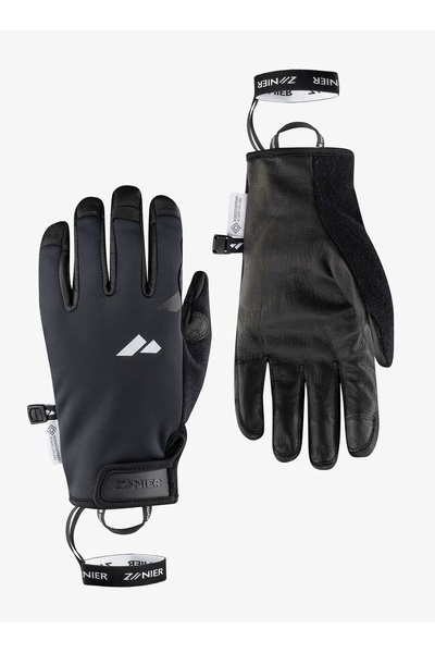 NO BRAND Mănuși softshell Zanier Olperer.WS - negre 8